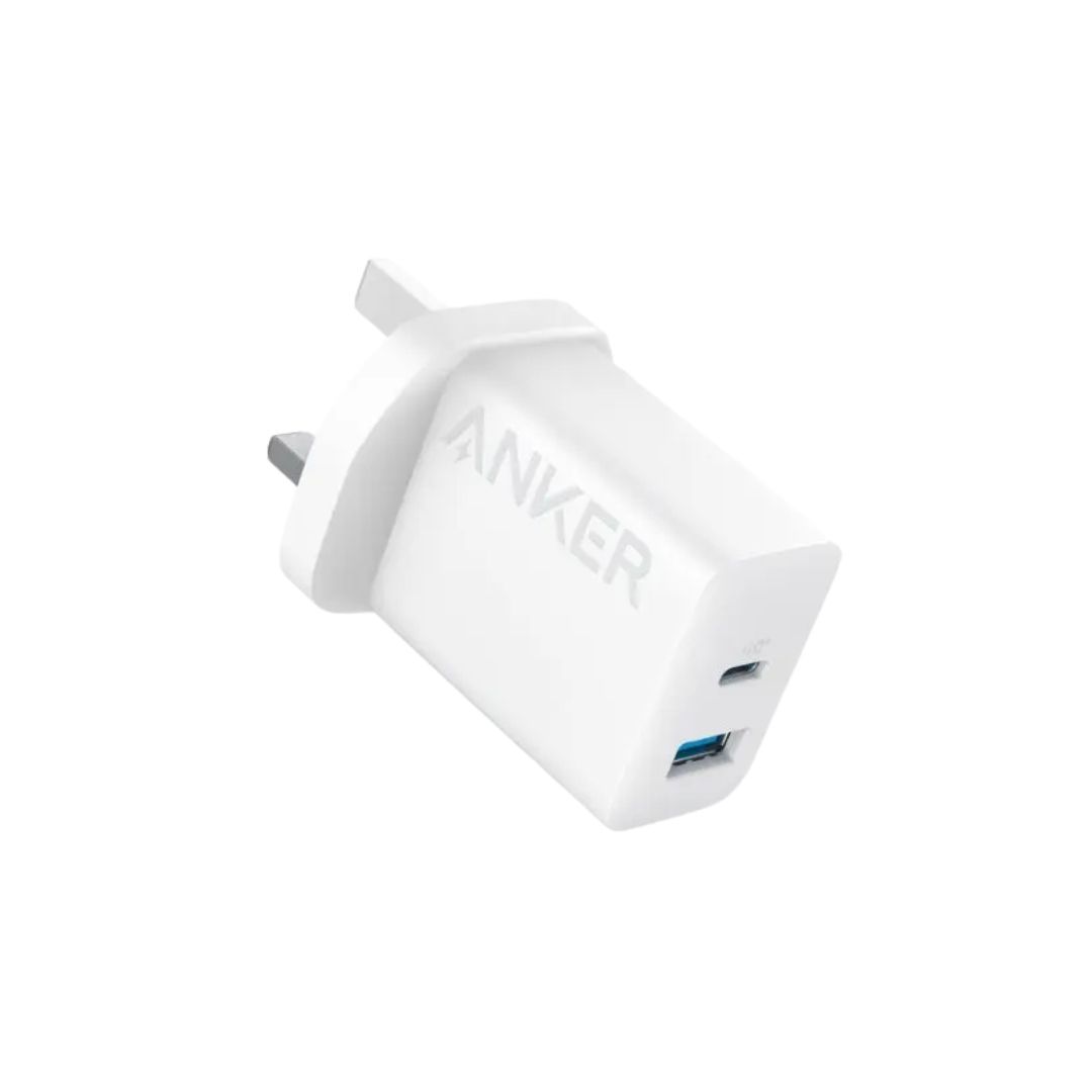 Anker A2348 20W Wall Charger (1 USB-C + 1 USB-A Ports)