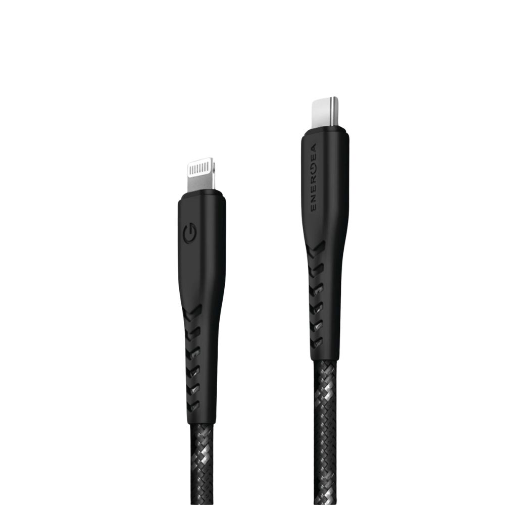 Energea NyloFlex Lightning to USB-C Cable 30CM