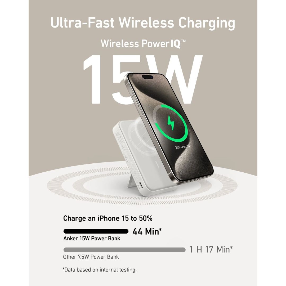 Anker A1654 Qi2 MagGo Power Bank (10K mAh)
