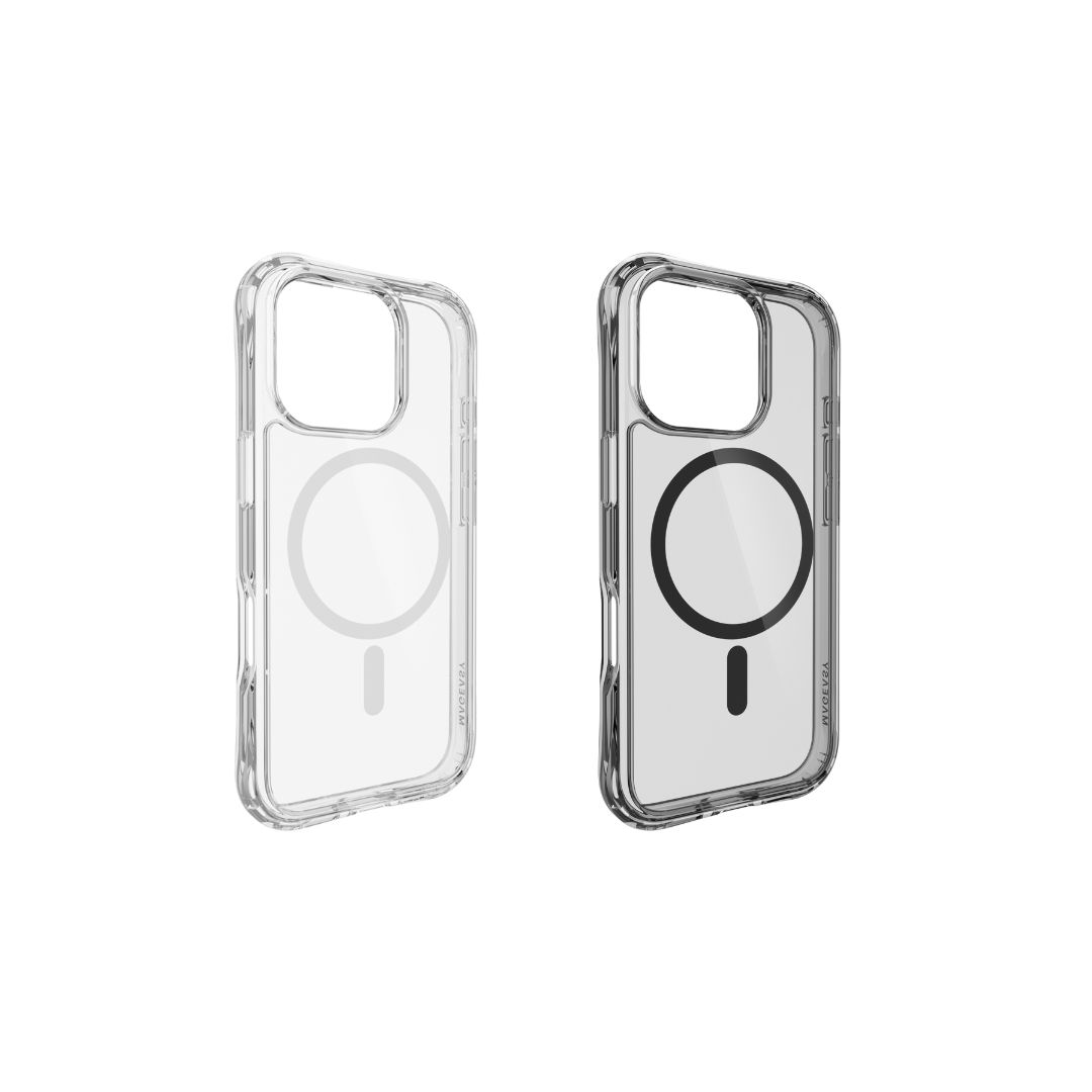 MAGEASY Atoms M Shockproof Protective Clear Case For iPhone 16 Series