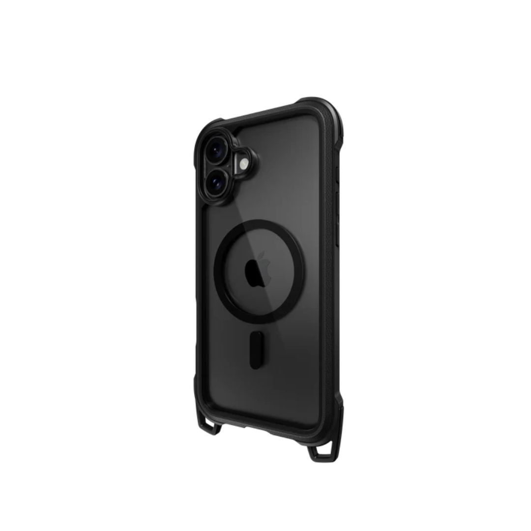 MAGEASY Odyssey M + Strap Rugged Utility Protective Case with Lanyard for iPhone 16 Series