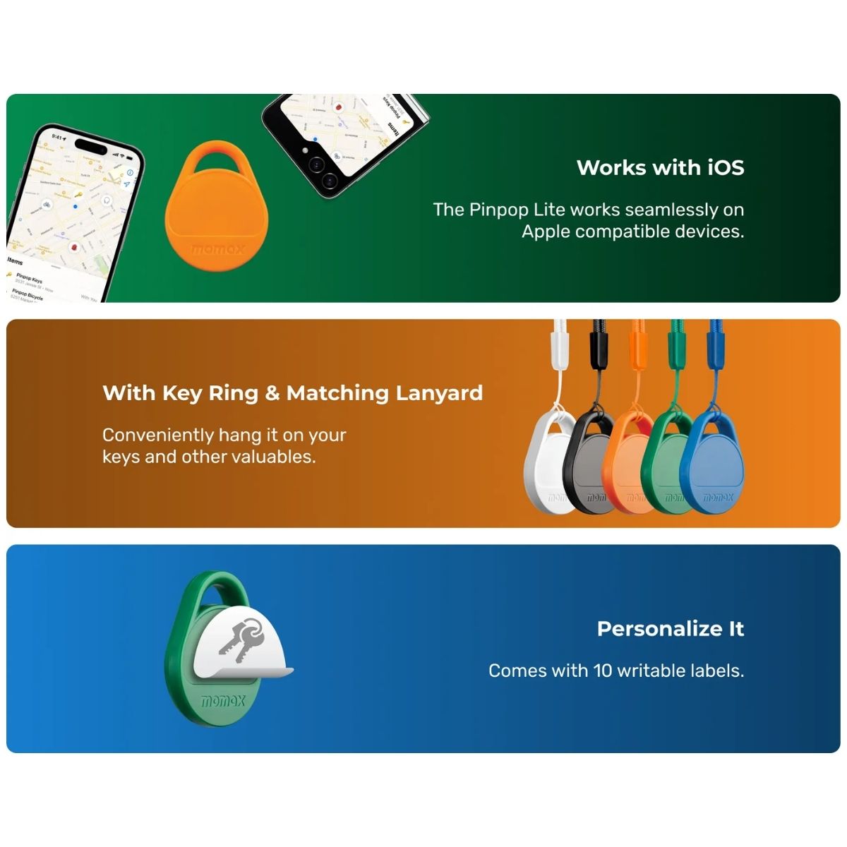 Momax Pinpop Lite FindMy Tracker