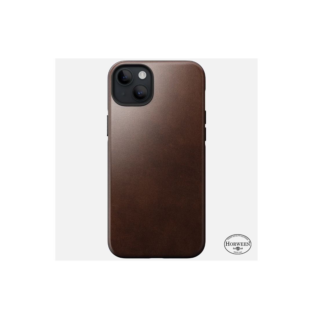 Nomad Horween Leather Magsafe Modern Leather Case for iPhone 14 Plus