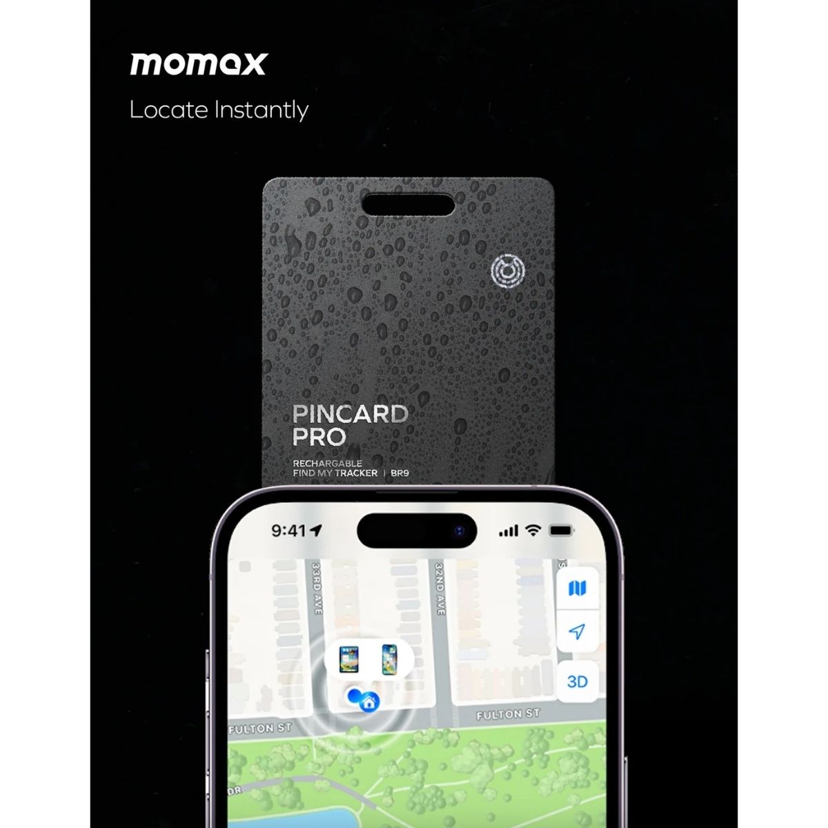 Momax PinCard Pro FindMy Tracker