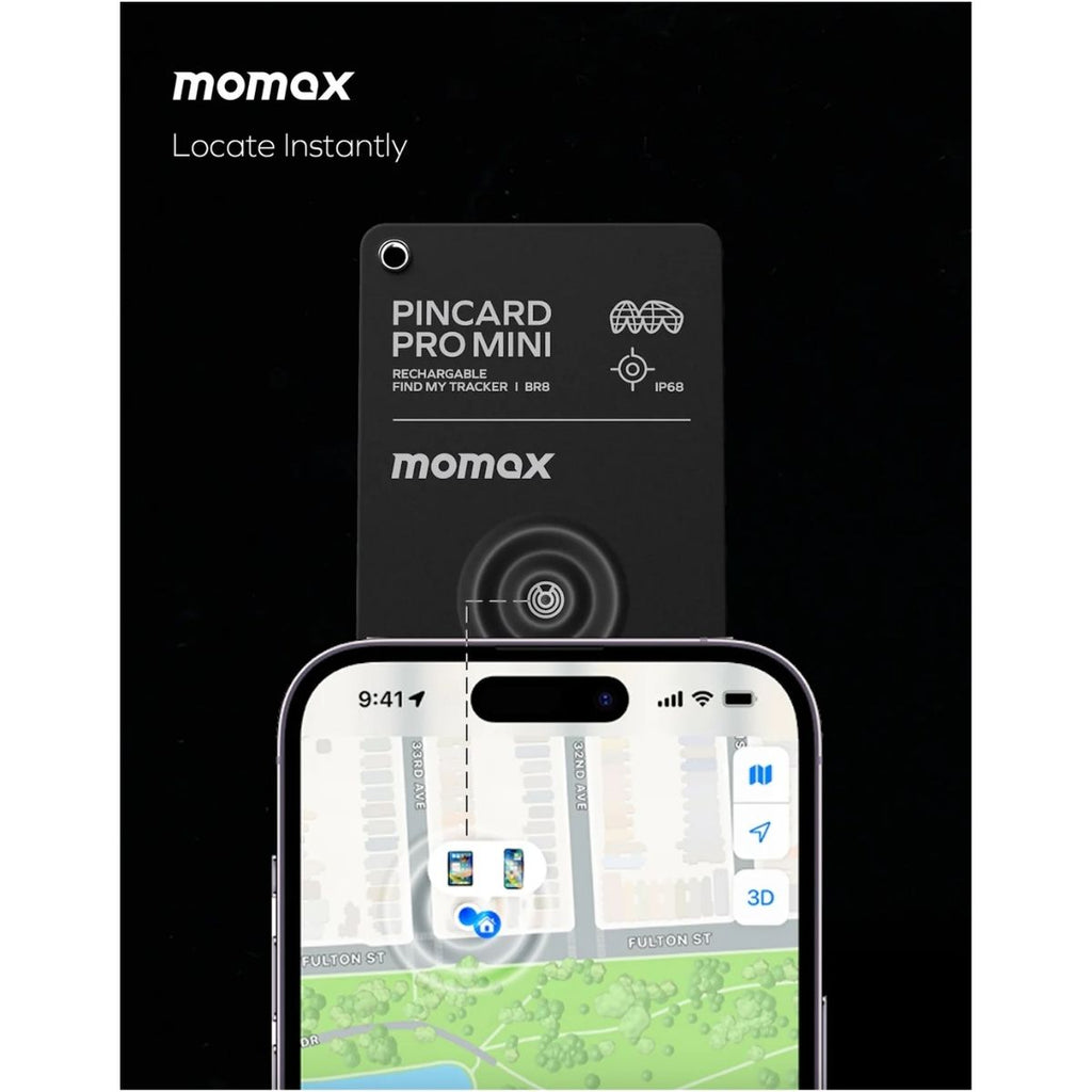 Momax PinCard Pro Mini FindMy Tracker
