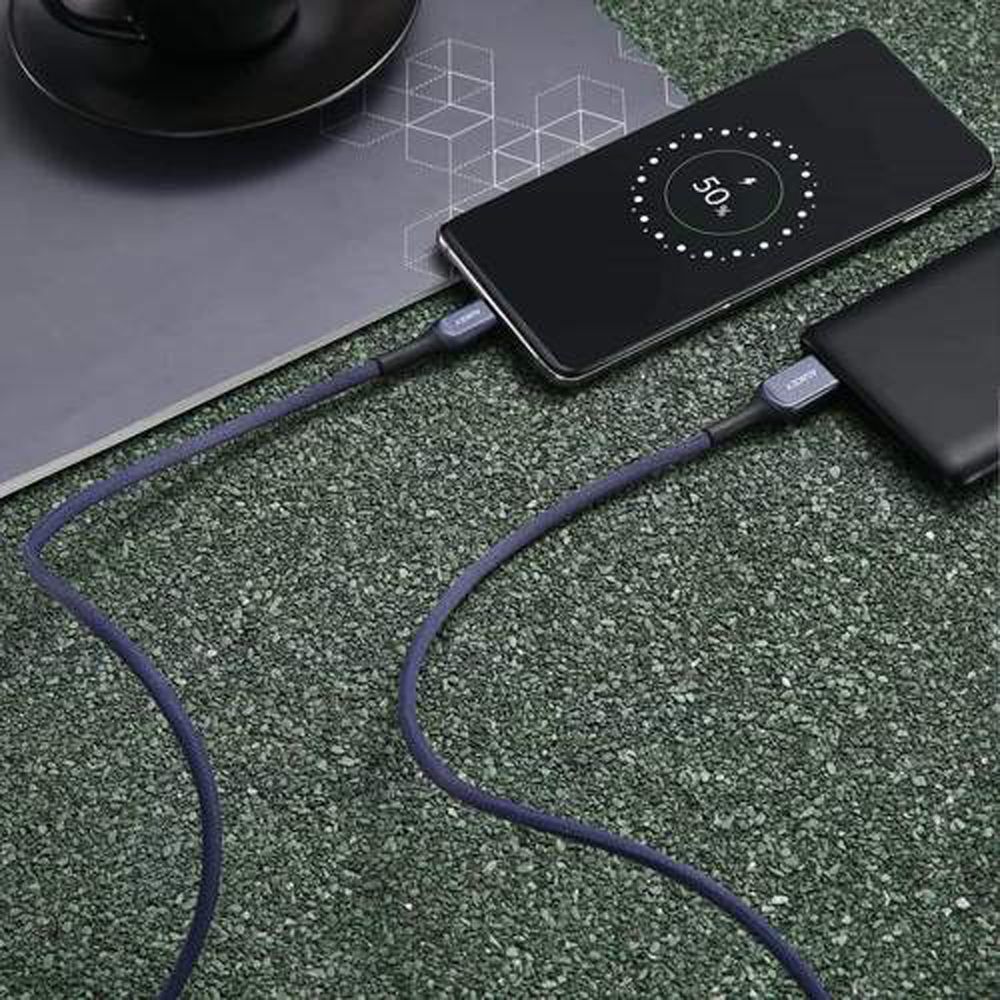 Aukey CB-AKC1 USB A to C 1.2m Kevlar Cable