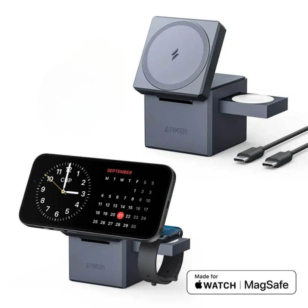 Anker 3-in-1 Cube MagSafe Wireless Charger (15W)